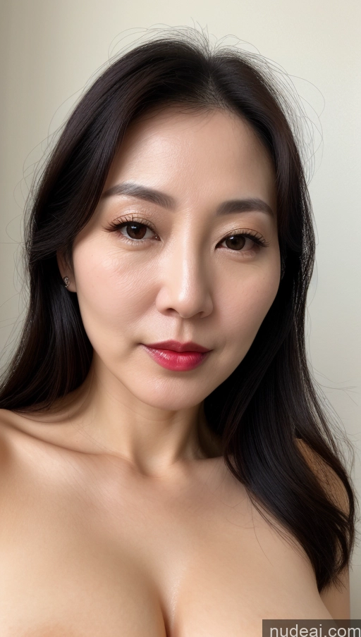 related ai porn images free for Woman One Perfect Boobs Beautiful Lipstick Fairer Skin 40s Black Hair Korean Close-up View