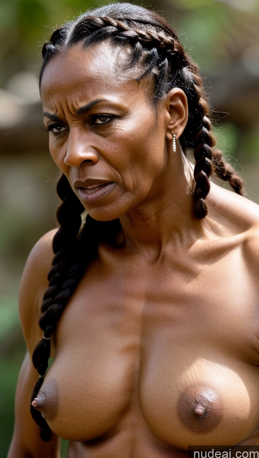 related ai porn images free for Milf Muscular Abs Dark Skin Braided Ethiopian Angry Front View Pubic Hair Nude Roman Laughing 60s