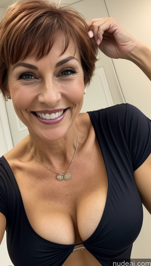 related ai porn images free for Milf One Small Tits Skinny Perfect Body Happy Pixie Halloween Shirt Detailed Cleavage Close-up View
