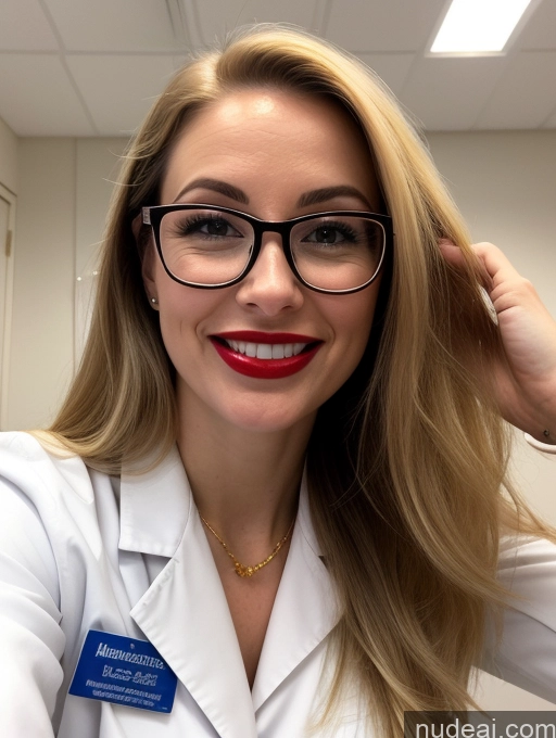 related ai porn images free for Woman One Perfect Boobs Beautiful Glasses Lipstick Fairer Skin 30s Happy Blonde Long Hair Latina Front View Lab Coat Gold Jewelry Hospital Short Perfect Body Blowjob