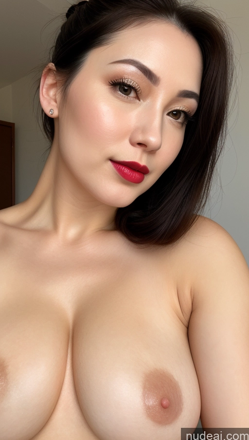 related ai porn images free for Woman One Beautiful Lipstick Fairer Skin 30s Black Hair Hair Bun Thai Close-up View Thick Perfect Boobs