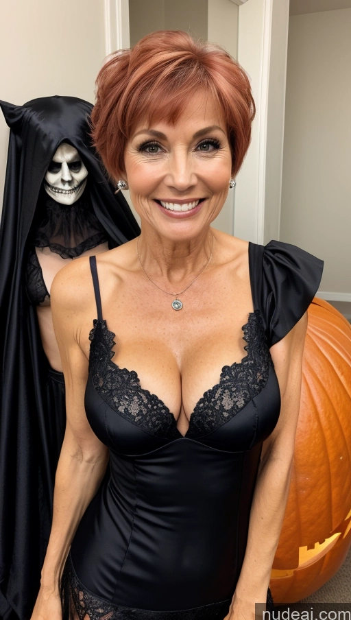 related ai porn images free for Milf One Small Tits Skinny Perfect Body Happy Pixie Front View Halloween Shirt Cleavage Detailed