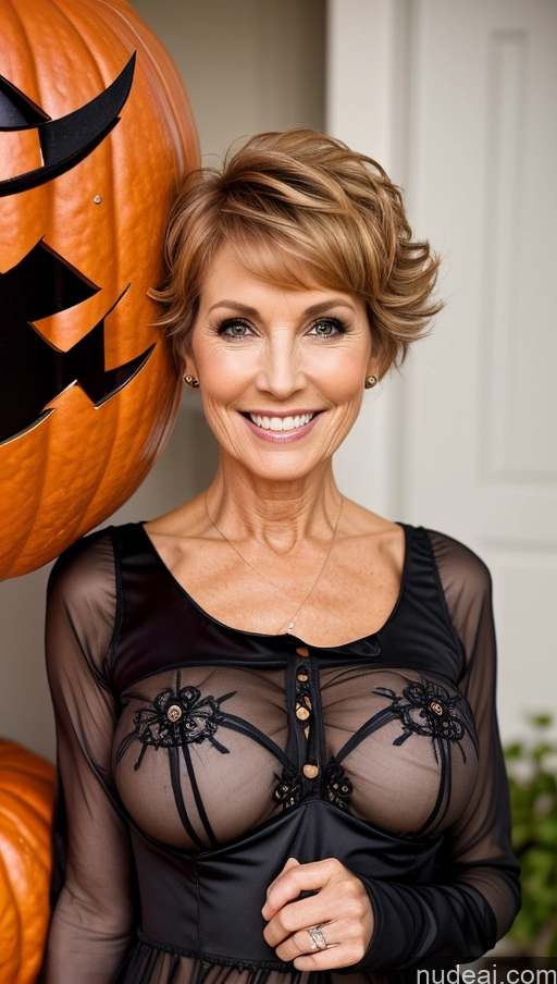 related ai porn images free for Milf One Small Tits Skinny Perfect Body Happy Pixie Front View Halloween Shirt Detailed