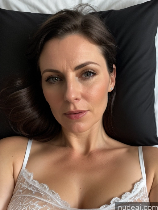 related ai porn images free for Milf Small Tits Fairer Skin 40s Shocked Brunette Straight British Black And White Bedroom Close-up View On Back Chemise Transparent Dark Lighting