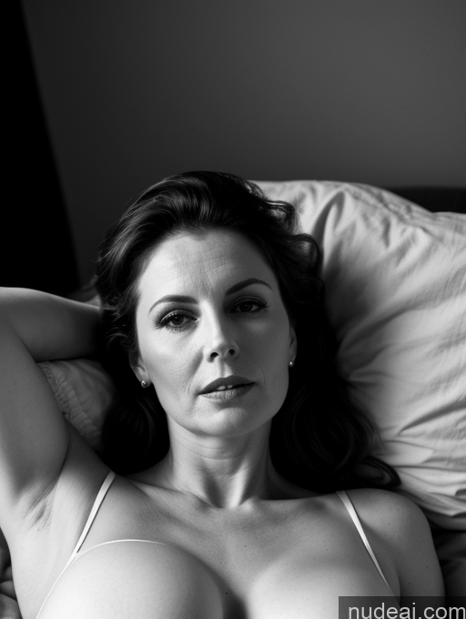 related ai porn images free for Milf Small Tits Fairer Skin 40s Shocked Brunette Straight British Black And White Bedroom Close-up View On Back Chemise Transparent Dark Lighting