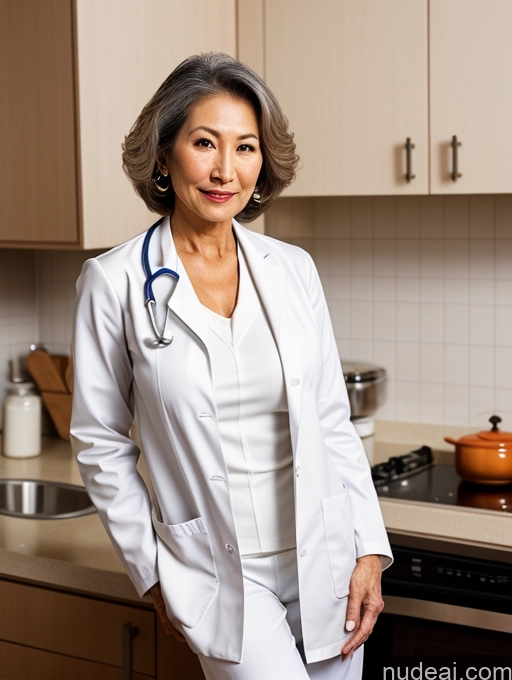 related ai porn images free for Milf Two Perfect Boobs Beautiful Perfect Body 70s Bobcut Japanese Kitchen Detailed Sexy Face Busty Doctor Lab Coat Nude Pubic Hair Jacket