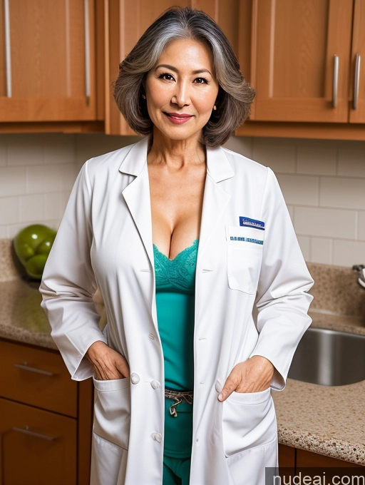 related ai porn images free for Milf Two Perfect Boobs Beautiful Perfect Body 70s Bobcut Japanese Kitchen Detailed Sexy Face Busty Doctor Lab Coat Nude Pubic Hair Jacket
