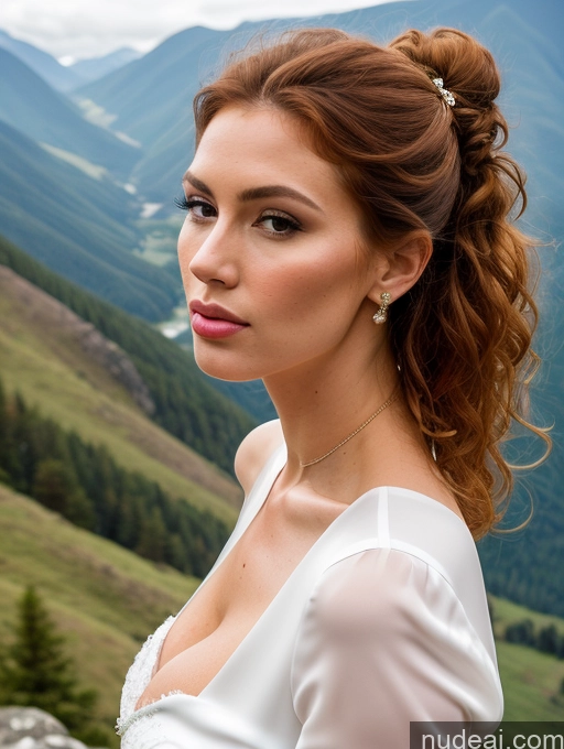 related ai porn images free for Pouting Lips Seductive Tall 20s Small Ass Woman Front View Ginger Mountains Spreading Legs Curly Hair Huge Boobs Short Wedding