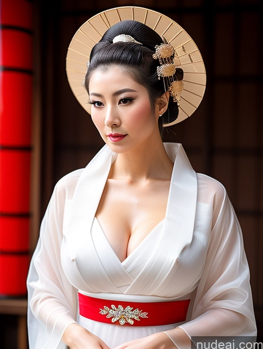 related ai porn images free for Busty Perfect Boobs Perfect Body Oiled Body Fairer Skin Geisha Traditional Cleavage Jewelry Hair Bun Transparent
