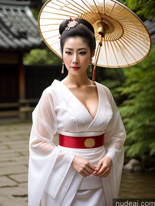 related ai porn images free for Busty Perfect Boobs Perfect Body Oiled Body Fairer Skin Geisha Traditional Cleavage Jewelry Hair Bun Transparent 40s