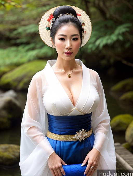 related ai porn images free for Busty Perfect Boobs Perfect Body Oiled Body Fairer Skin Geisha Traditional Cleavage Jewelry Hair Bun Transparent 40s