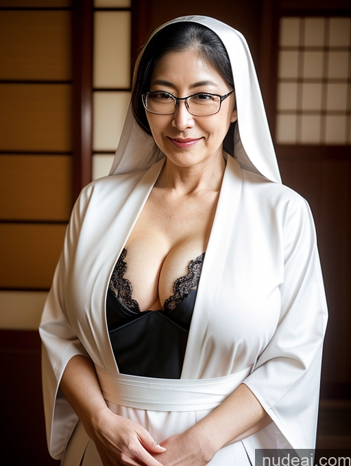 related ai porn images free for Woman Busty Small Tits Glasses Pubic Hair Fairer Skin 60s Japanese Nun Cleavage Kimono