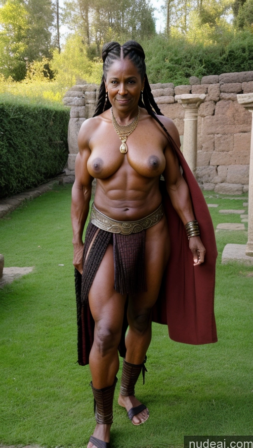 related ai porn images free for Muscular Abs Dark Skin Milf Braided Nude Black Hair Thick Pubic Hair Big Ass 70s Roman Ethiopian Viking Serious