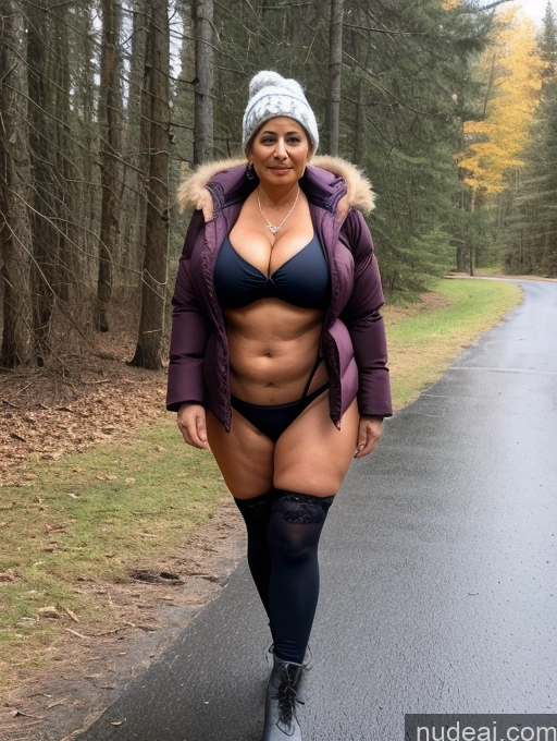related ai porn images free for Milf One Busty Huge Boobs Thick Tanned Skin Microkini Thong 70s Latina Halloween Lumberjack Parka