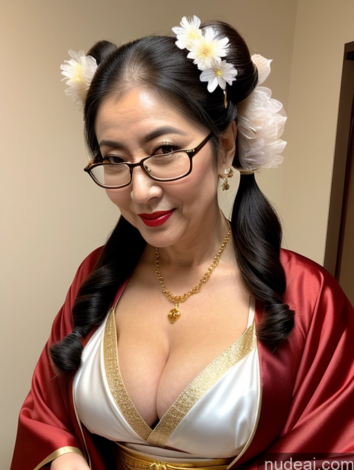 related ai porn images free for Woman Busty Small Tits Glasses Pubic Hair Fairer Skin Pigtails White Kimono Nun Cleavage Gold Jewelry 70s Geisha