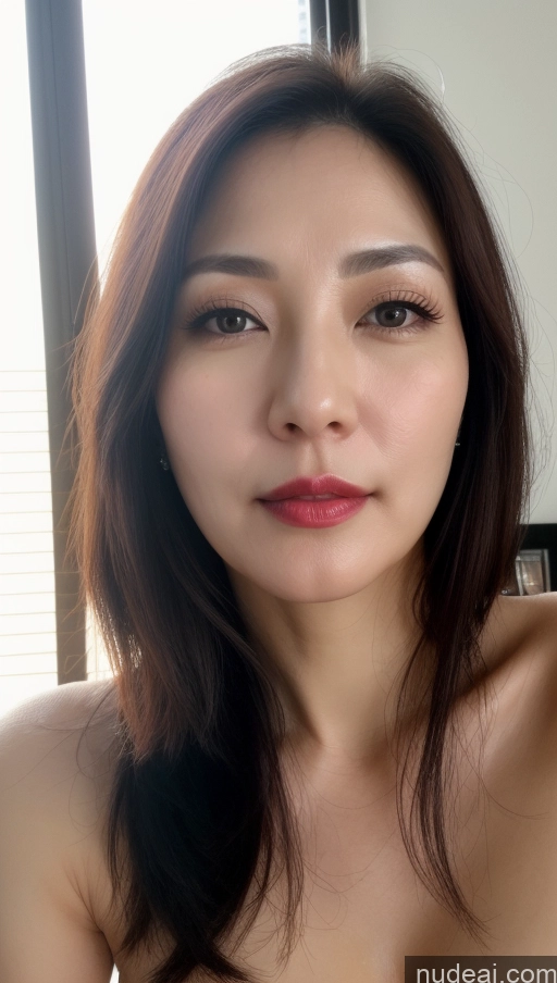 related ai porn images free for Woman One Perfect Boobs Beautiful Lipstick Fairer Skin 40s Black Hair Korean Close-up View