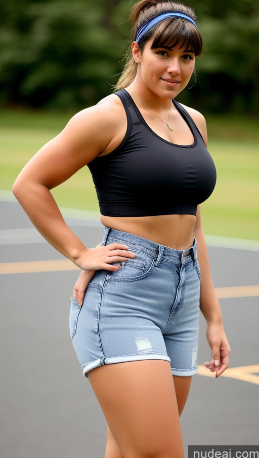related ai porn images free for Athlete Big Hips Big Ass Jeans Bangs Short Shorts
