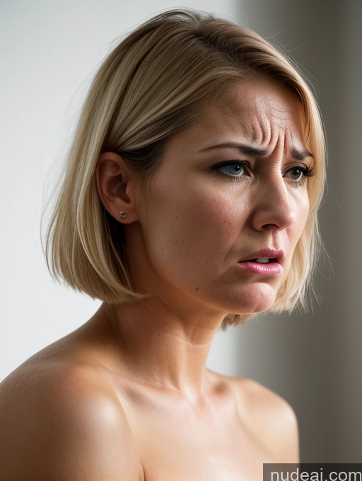 related ai porn images free for White 30s Bobcut Blonde One Woman Detailed Nude Angry Shocked