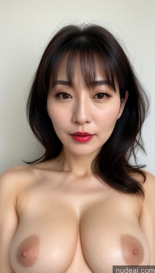 related ai porn images free for Woman One Perfect Boobs Beautiful Lipstick Fairer Skin 40s Black Hair Korean Close-up View