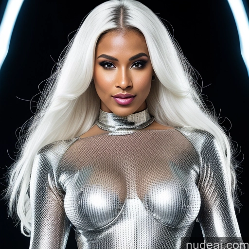 related ai porn images free for Cyborg Small Tits Perfect Boobs Perfect Body Hell Diamond Jewelry Choker 30s Laughing Sexy Face Fantasy Armor Space Suit White Hair Straddling Niqab Transparent Black Mesh