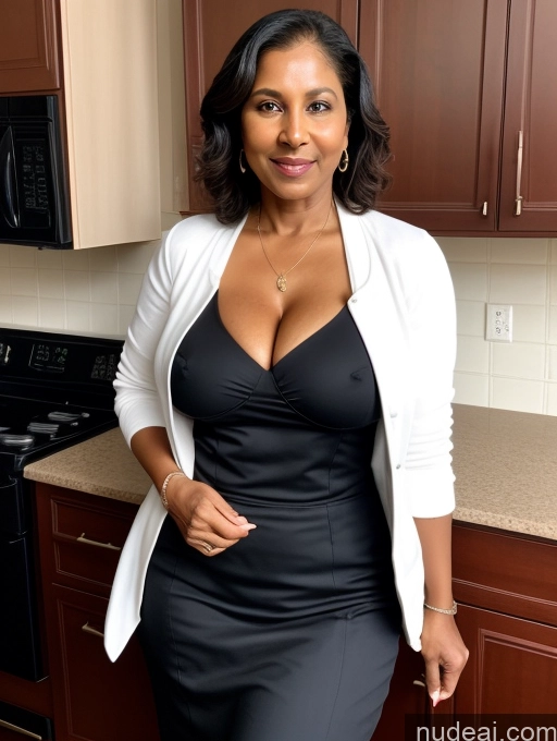 related ai porn images free for Milf Two Perfect Boobs Perfect Body Dark Skin 70s Indian Kitchen Jacket Professor Secretary Cleavage Partially Nude Detailed Stylish Suit Busty
