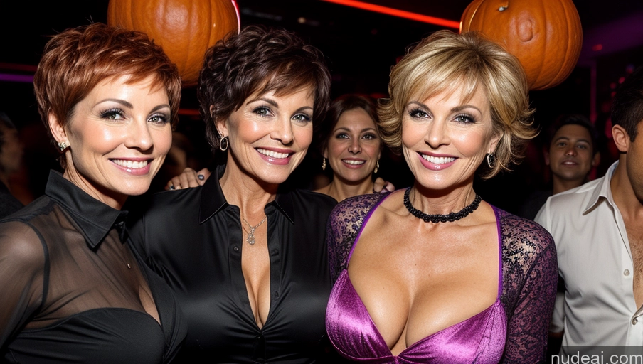 related ai porn images free for Milf Two Small Tits Skinny Perfect Body Happy Pixie Club Front View Halloween Shirt Cleavage Detailed