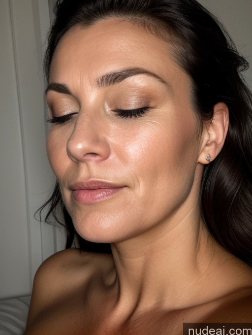 related ai porn images free for Milf One Small Tits 40s Shocked Brunette Straight British Black And White Bedroom Close-up View Sleeping Nude Dark Lighting