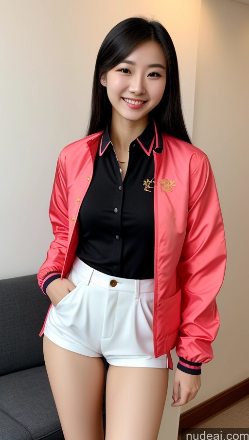 related ai porn images free for Woman One Small Tits Beautiful Small Ass Skinny 18 Black Hair Chinese Long Hair Happy Traditional Polo Cosplay Jacket Suit
