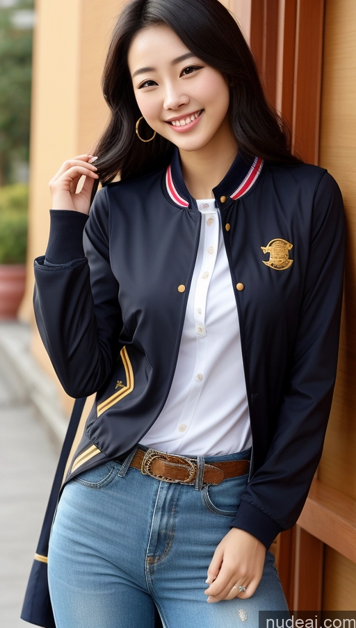 related ai porn images free for Woman One Small Tits Beautiful Small Ass Skinny 18 Black Hair Chinese Long Hair Happy Traditional Polo Cosplay Jacket Suit