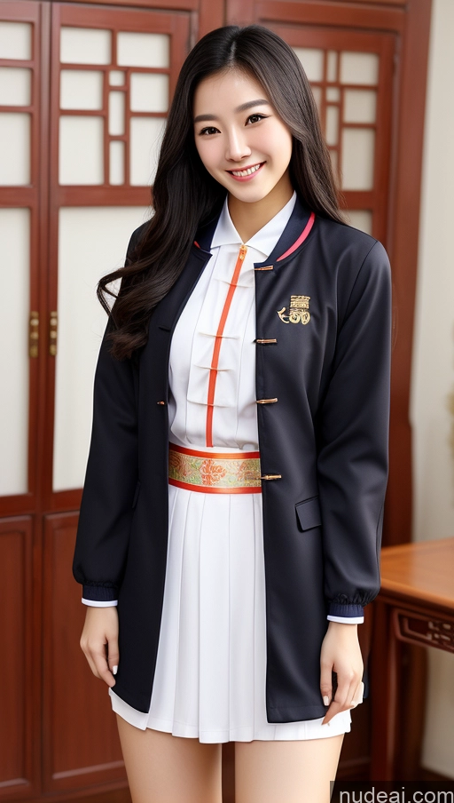 related ai porn images free for Woman One Small Tits Beautiful Small Ass Skinny 18 Black Hair Chinese Long Hair Happy Traditional Polo Cosplay Jacket Suit