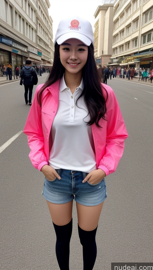 related ai porn images free for Woman One Small Tits Beautiful Small Ass Skinny 18 Black Hair Chinese Long Hair Happy Polo Cosplay Jacket Suit Casual Hat