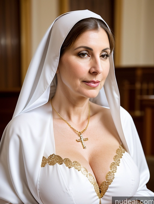 related ai porn images free for Woman Busty Small Tits Perfect Boobs Pubic Hair Fairer Skin 60s White Nun Cleavage Gold Jewelry Diamond Jewelry