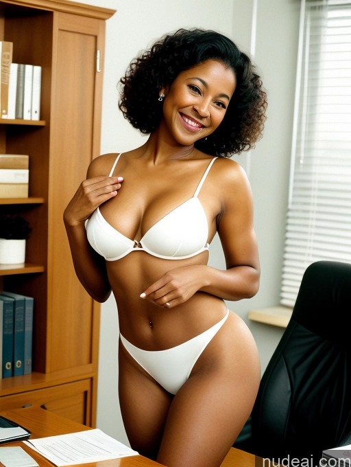 related ai porn images free for Milf One Small Tits Small Ass 80s Happy Curly Hair Black Film Photo Office Suit