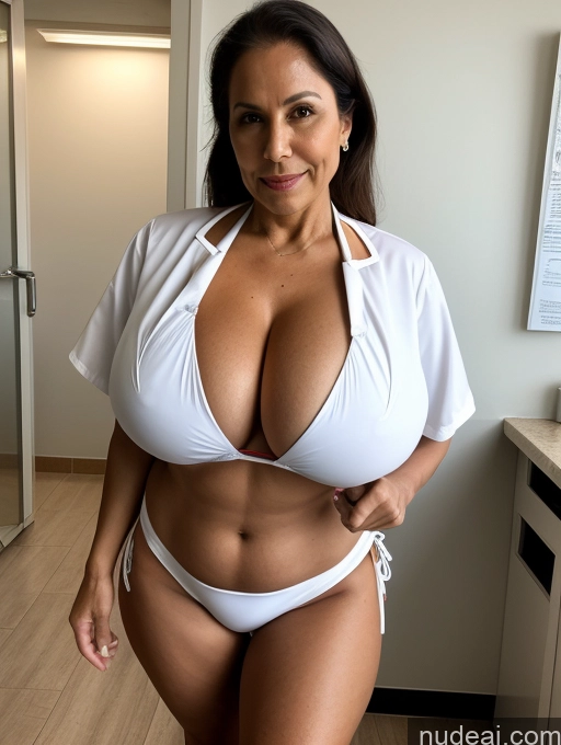 related ai porn images free for Milf One Busty Huge Boobs Thick Tanned Skin Front View Microkini Thong 70s Brazilian Doctor Lab Coat Hospital Vampire