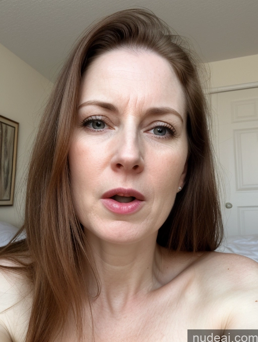 related ai porn images free for Woman Fairer Skin Shocked Bedroom Nude 60s Beautiful Long Hair British Close-up View