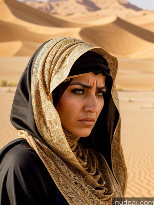related ai porn images free for One Busty Short Skinny Angry Blonde Long Hair Arabic Desert Dress Traditional Niqab
