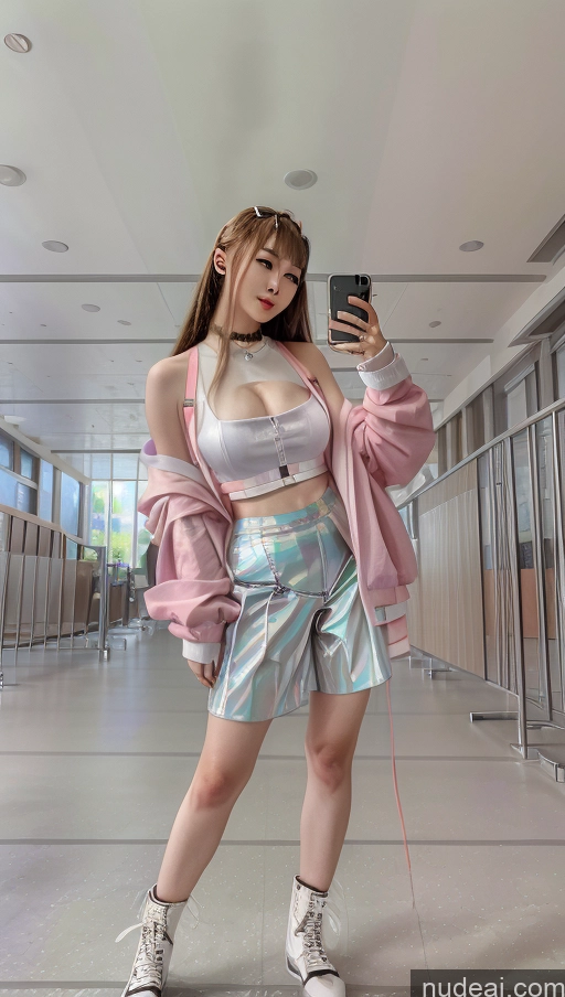 Sexy Cosplay Costume (realistic) V2 Mirror Selfie Asian 18 Close Up Vaginal + Creampie