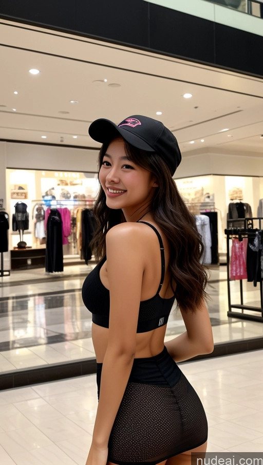 related ai porn images free for One Small Tits Beautiful Small Ass Skinny 18 Happy Black Hair Long Hair Detailed Chinese Woman Mall Hat Dress Front View Sports Bra Sports