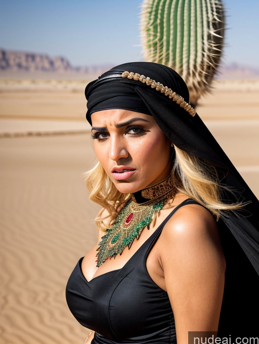 related ai porn images free for Woman Busty Skinny Short Angry Blonde Long Hair Arabic Dress High Heels Traditional Desert Niqab