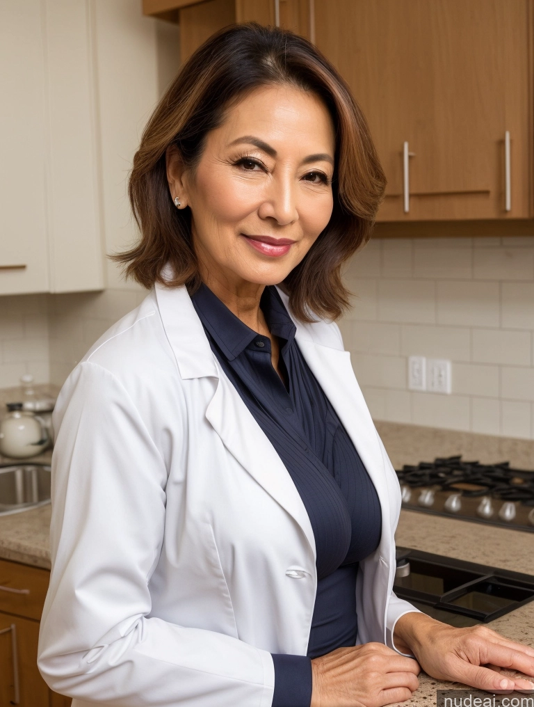 related ai porn images free for Milf Two Perfect Boobs Beautiful Perfect Body Bobcut Kitchen Bra Doctor Jacket Lab Coat Stylish Suit Cleavage Detailed Sexy Face 70s Busty Japanese