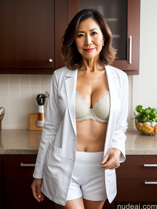 related ai porn images free for Milf Two Perfect Boobs Beautiful Perfect Body Bobcut Kitchen Bra Doctor Jacket Lab Coat Stylish Suit Cleavage Detailed Sexy Face 70s Busty Japanese