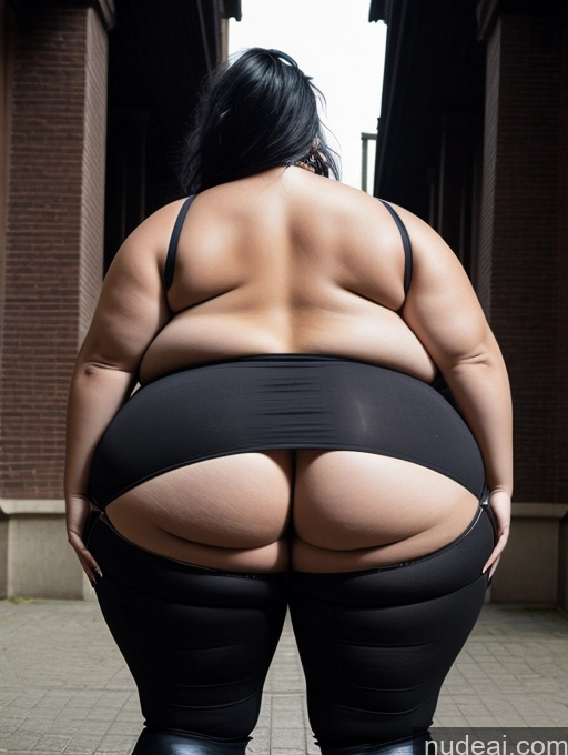 related ai porn images free for Woman Busty Huge Boobs Big Ass Thick Chubby Fat Back View Bending Over Goth