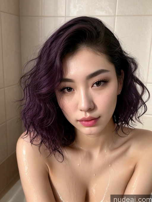 related ai porn images free for Model Perfect Boobs Skinny Perfect Body Curly Hair Fairer Skin Oiled Body 18 20s Seductive Pouting Lips Purple Hair Korean Science Fiction Style Shower