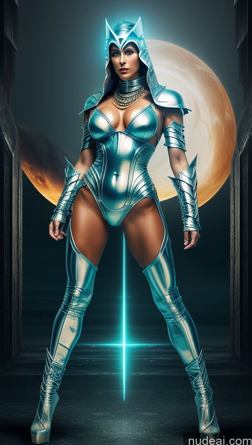 related ai porn images free for Bodybuilder Muscular Abs Busty Several Fantasy Armor Futuristic Surrealist Dynamic View Powering Up