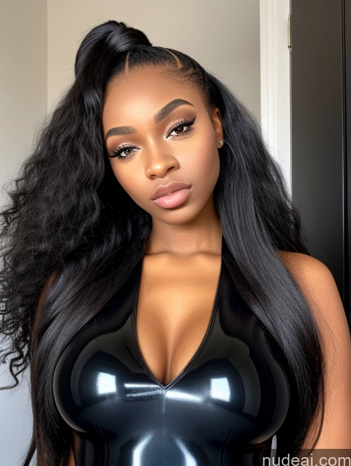 related ai porn images free for Detailed 18 Latex Dress Pouting Lips Beautiful Perfect Body Long Hair Black Sorority Small Tits