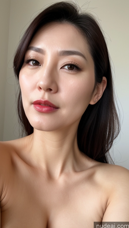 related ai porn images free for Woman One Perfect Boobs Beautiful Lipstick Fairer Skin Black Hair Korean Close-up View 40s