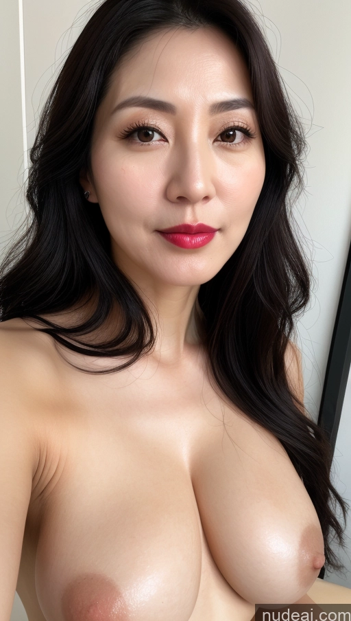 related ai porn images free for Woman One Perfect Boobs Beautiful Lipstick Fairer Skin Black Hair Korean Close-up View 40s