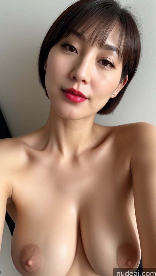 related ai porn images free for Woman One Perfect Boobs Beautiful Lipstick Fairer Skin Black Hair Korean Close-up View 40s Bobcut