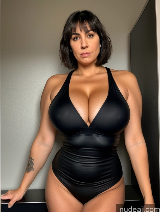 related ai porn images free for Tank Top Pantyhose Cleavage Huge Boobs Tanned Skin Tall Tattoos Jewish Black Hair Short Hair Front View Milf Dominatrix Spandex Sexy Face Changing Room Angry Detailed 18 Laughing