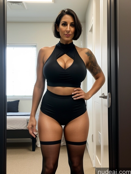 related ai porn images free for Tank Top Pantyhose Cleavage Huge Boobs Tanned Skin Tall Tattoos Jewish Black Hair Short Hair Front View Milf Dominatrix Spandex Sexy Face Changing Room Detailed Bending Over Serious 30s